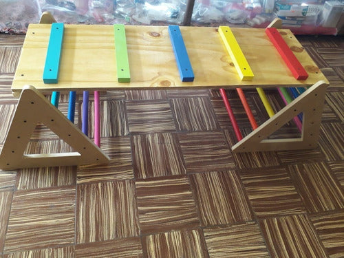 MJmaderas Triangulo Trepador Para Pintar Montessori Pikler 5