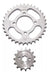 Transmission Kit Sprocket Chain Set for Mondial Max110 by Corven 1