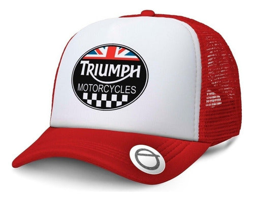 Newcaps Trucker Triumph Motorcycle Cap 2