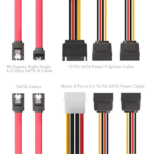 Inateck 2x 2.5 Pulgadas Ssd A 3.5 Pulgadas Soporte 4