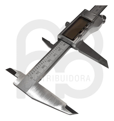 Calibre Digital Acero Inox 200 Mm/puLG Antihumedad Estuche 4