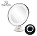 RUIMIO 7x Magnification Adjustable Lighted 360 Cosmetic Mirror 4