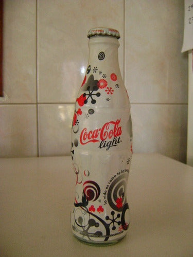 Botella Coca Cola Light Blanca  Edicion  Limitada 2005 0