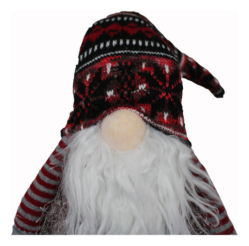 Boneco Gnomo De Pelúcia Com Gorro E Barba Decoração De Natal 2