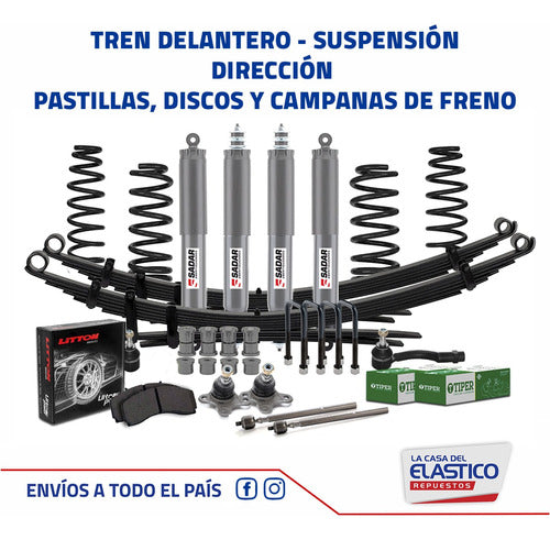 Kit 2 Amortiguadores Sadar Delanteros Gol Power/saveiro 5