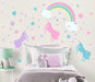 Vinilo Decorativo Pared [05u13060] Unicornios 0