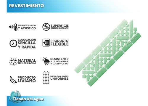 Venetile Slim Emerald Guard for Swimming Pools Per Linear Meter 1