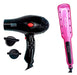 Vanta Set Profesional Secador + Planchita Duga D207 Rosa 9c 1