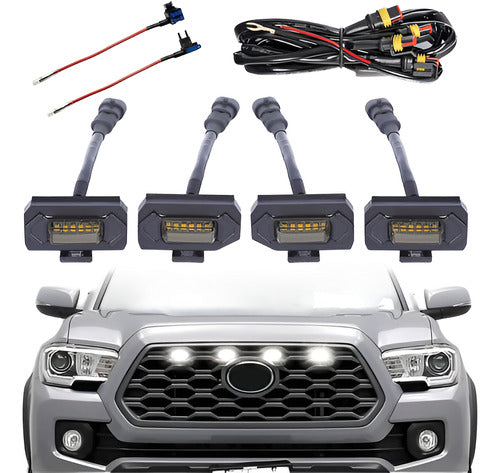 Insumos.concordia Luces Led Rgb Para Parrilla Ford Raptor Ram Hilux Ranger S10 0