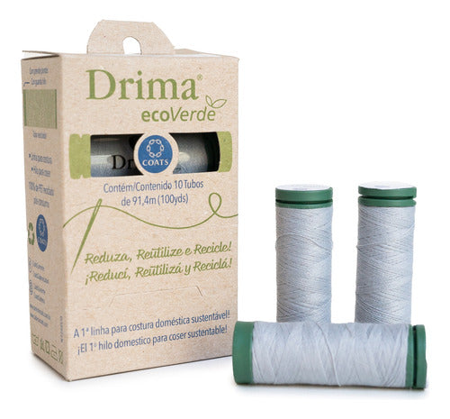 Drima Eco Verde 100% Recycled Eco-Friendly Thread by Color 0