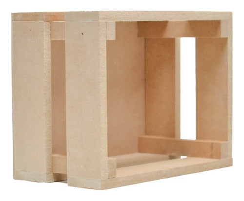 Magna Store Set X3 Cajon Canasto Verdulero Madera Pintar 40x30x20cm 3