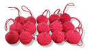 Handwoven Red Christmas Ornament 0