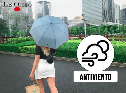 Las Oreiro Automatic Windproof Reinforced Umbrella with Case 4