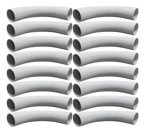 Curva Para Tubo Rígido Pvc 22mm Pack X10 2