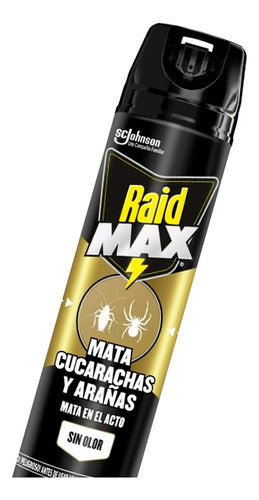 Raid Max Kit Insect Killer for Cockroaches and Spiders + Baits X6 2