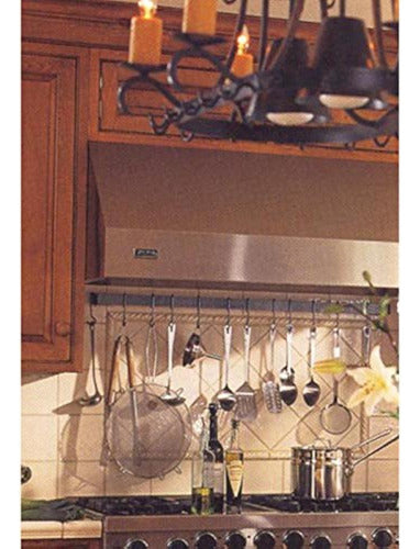 Enclume Wall-Mounted Pot Rack with Utensil Bar, 24 Inches 4