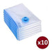 Opaa! Pack X 10 Vacuum Bags For Clothing Storage 70x100 Cm 1