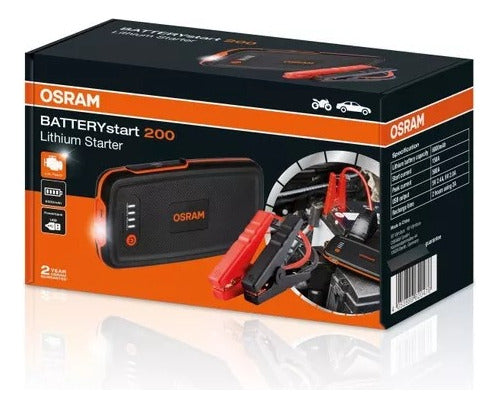 Osram Arrancador De Baterías 200 Linterna Led Cargador Usb 2