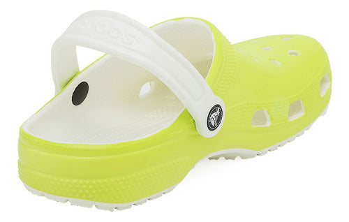 Crocs Classic Glow In The Dark Lima Brilla En La Oscuridad 6