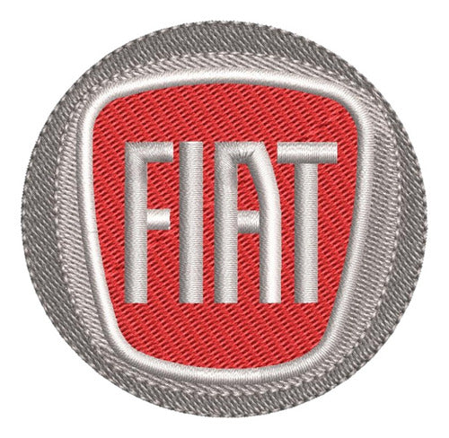 Best Car Black Gray Fabric Seat Cover with Embroidered Fiat Logo 1