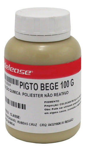 Pigmento Bege Para Uso Industrial E Doméstico 100g 0