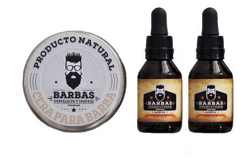 Barbas Argentinas Promo Barbuda Beard Oil and Balm Set 0