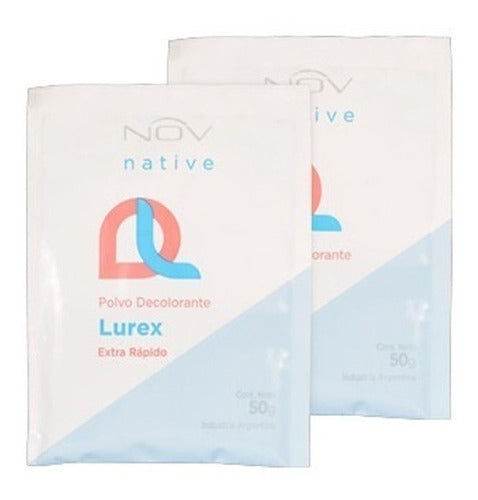 Polvo Decolorante Nov Lurex Extra Rápido  Native X 50 Gr 1