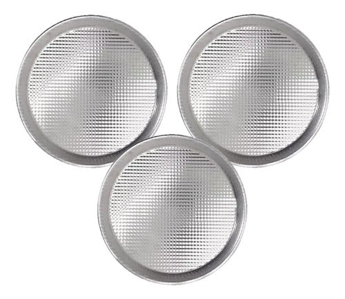 Almandoz Reinforced Aluminum Pizza Pan X10 Granulated 3