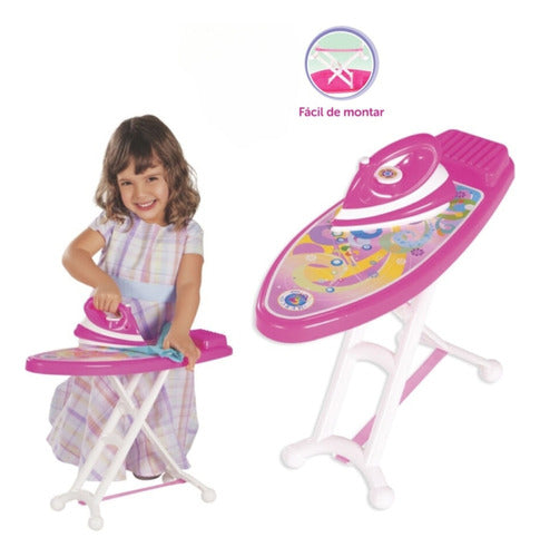 Tabua De Passar Infantil Com Ferro Fashion Com Som Mercotoys 2