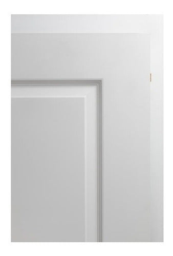 Oblak Camden 2 Panels Straight White Door 80x200 Pared/Durlock 4