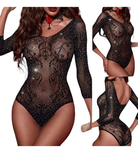 Strass Body with Print 3