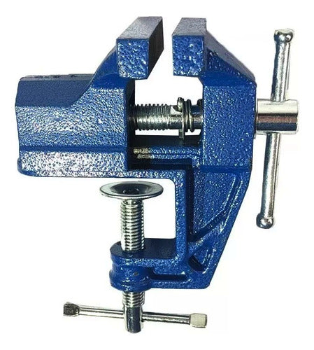 Black Portable Bench Vise 60 Mm Professional Quality 0