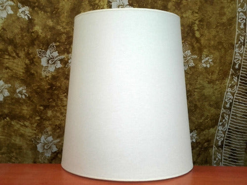 Handmade Cone Lampshade 40-50/55 cm Height White 4