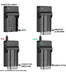 Charger + Battery for Sony NP-FM50 HC1 DSC-R1 TRV-140 TRV308 3