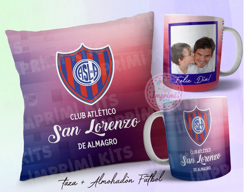 Sublimation Templates Soccer Mug and Cushion Argentine Football 2