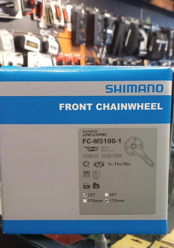 Shimano Deore M5100 32T-175mm Bike Crankset 1