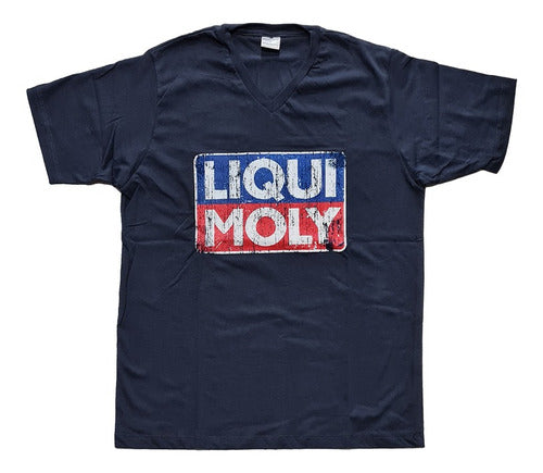 Liqui Moly Grey T-Shirt Size L V-Neck 0