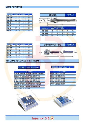 Mastercut Rotating File SC-1M Ø 6 Long Series 6