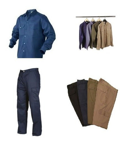 Ramos Generales Buenos Aires Cargo Pants and Work Shirt Set 3