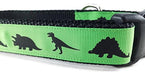 Caninedesign Collar De Perro De Dinosaurio, Diseño Canino, Verde, T-rex 0