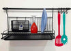 Soldart Hanging Dish Drainer Set with Hooks and Bar for Kitchen 1