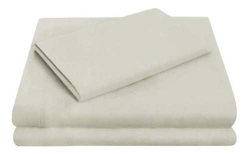 Haussman Hotel Premium Natural Sheets Set 1 1/2 Plaza 0