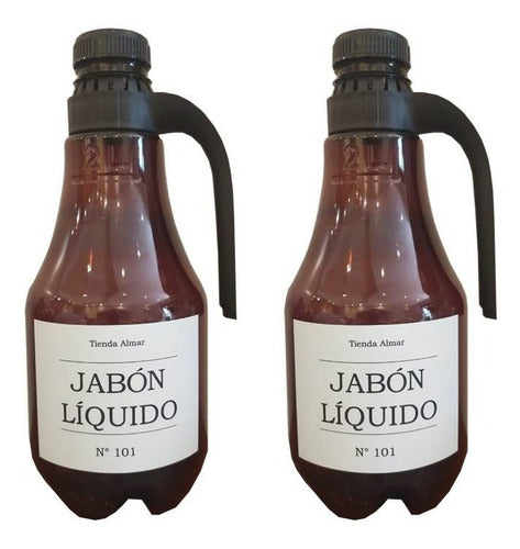 Combo Laundry Growler Bottle 2L with Deco Label 0