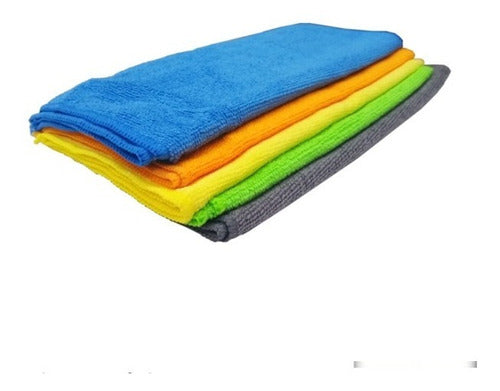 Laffitte Pack of 10 Microfiber Cloths 30x30cm 0