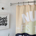 Premium Printed Fabric Panel 180x200 cm Shower Curtain 10