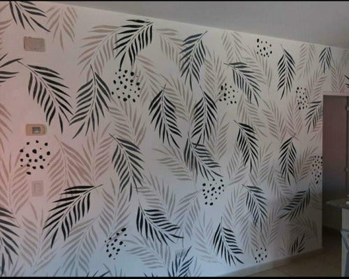 NORESTE IDEAS Tropical Palm Stencil 50x60 FLR1017 0