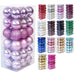 Loaengeo 36 Shatterproof Christmas Tree Balls Light Purple 4cm 0