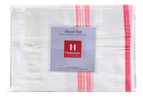 Luxurious 300 Thread Count 100% Cotton Queen Sheets Set - Various Models 28