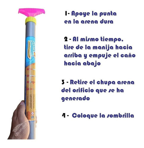 MOR Sand Remover Beach Umbrella Drill 2