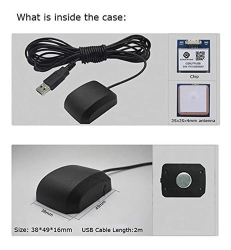 Geekstory Vk162 Gmouse USB GPS Dongle Navigation Module Ex 1